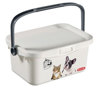 Nádoba Curver® PETLIFE, 3L, 18x26x11 cm, na krmivo pre mačky a psa