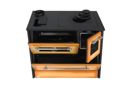 Sporák 701-G OMEGA Kuzine, so sklom, kapučíno, ľavý vývod