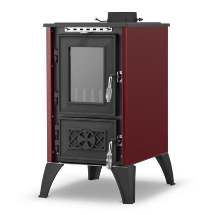 Kachle 806 IGLO, 9 kW, liatina, bordové