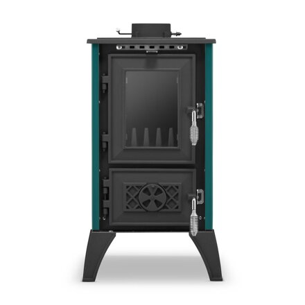 Kachle 806 IGLO, 9 kW, liatina, tmavozelená