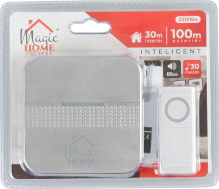Zvoncek Intelligent4, bezdrôtový, LED, IP44