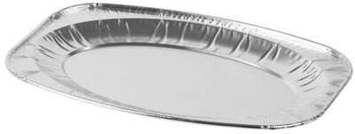 Podnos Strend Pro Grill 35x24x2.6 cm, 3 ks, oválny, ALU