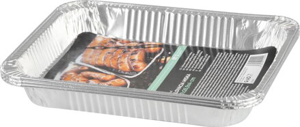 Miska MagicHome, 32,7x26,9x4 cm, grilovacia, 3 ks, Alu