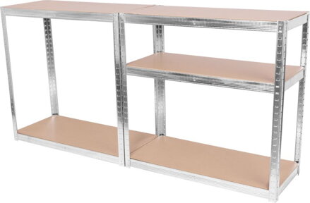 Regal Racks RAT40 MS, 1800x900x400 mm, kovový, 5 políc, max. 175 kg, MDF