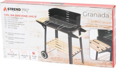 Gril BBQ Granada, 61x37x90cm, na drevené uhlie
