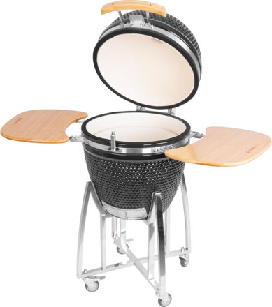 Gril BBQ Kamado Egg 21", 130x73x122, priemer 46,7 cm, gril výška 91 cm, čierny Gril BBQ Kamado Egg 21", 130x73x122, priemer 46,7 cm, gril výška 91 cm, čierny