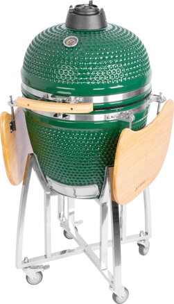 Gril Strend Pro Kamado Egg 21", priemer 46,7 cm, gril výška 91 cm, zelený, 130x73x122 cm Gril Strend Pro Kamado Egg 21", priemer 46,7 cm, gril výška 91 cm, zelený, 130x73x122 cm
