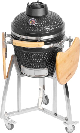 Gril Strend Pro Kamado Egg 16", priemer 33,50 cm, gril výška 73 cm, čierny, 40x57x97,50 cm Gril Strend Pro Kamado Egg 16", priemer 33,50 cm, gril výška 73 cm, čierny, 40x57x97,50 cm