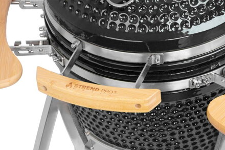 Gril Strend Pro Kamado Egg 16", priemer 33,50 cm, gril výška 73 cm, čierny, 40x57x97,50 cm Gril Strend Pro Kamado Egg 16", priemer 33,50 cm, gril výška 73 cm, čierny, 40x57x97,50 cm