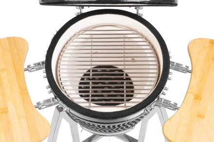 Gril Strend Pro Kamado Egg 16", priemer 33,50 cm, gril výška 73 cm, čierny, 40x57x97,50 cm Gril Strend Pro Kamado Egg 16", priemer 33,50 cm, gril výška 73 cm, čierny, 40x57x97,50 cm
