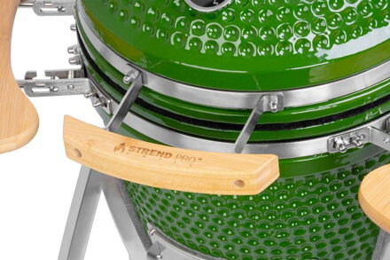 Gril Strend Pro Kamado Egg 16", priemer 33,50 cm, gril výška 73 cm, zelený, 40x57x97,50 cm Gril Strend Pro Kamado Egg 16", priemer 33,50 cm, gril výška 73 cm, zelený, 40x57x97,50 cm