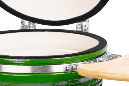 Gril Strend Pro Kamado Egg 16", priemer 33,50 cm, gril výška 73 cm, zelený, 40x57x97,50 cm Gril Strend Pro Kamado Egg 16", priemer 33,50 cm, gril výška 73 cm, zelený, 40x57x97,50 cm