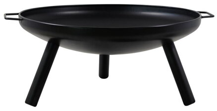 Ohnisko Strend Pro, BBQ, gril s roštom, na drevené uhlie, kovové, okrúhle, 590x260 mm