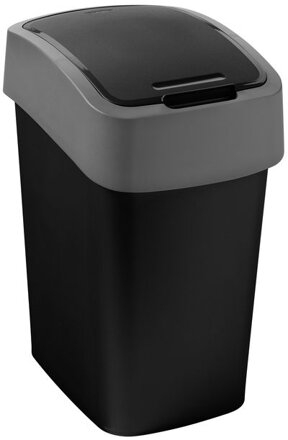 Kôš Curver® PACIFIC FLIP BIN 25L, čierno/šedý, na odpad