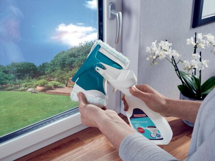 Čistič na okná LEIFHEIT 51165, s rozprašovačom a mopom