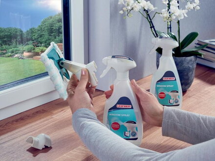 Čistič na okná LEIFHEIT 51165, s rozprašovačom a mopom