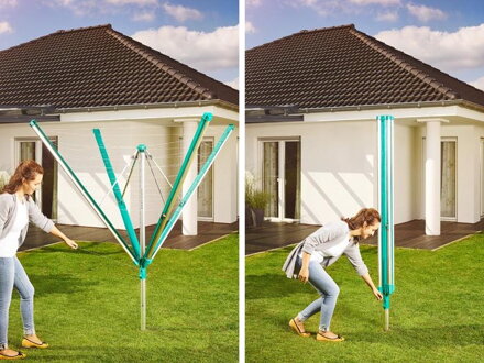 Sušiak LEIFHEIT 82008 Linomatic 600 Deluxe Cover, vonkajší