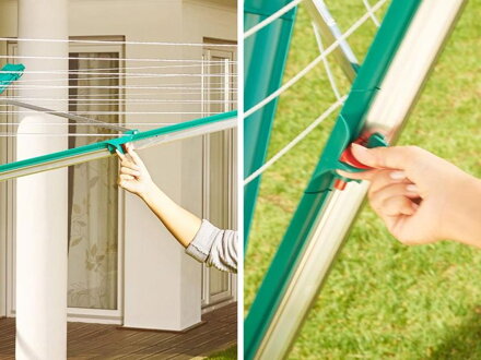 Sušiak LEIFHEIT 82007 Linomatic 500 Deluxe Cover, vonkajší