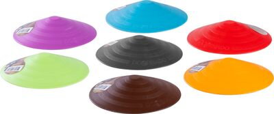 Zarážka do dverí DOORSTOPPER, doraz, plastová zarážka za dvere, dverová zarážka na podlahu, mix farieb, sellbox 24ks