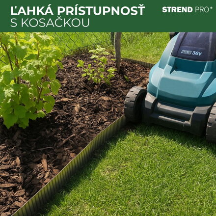 Lem Strend Pro Garden, 150 mm, L-6 m, kov, trávnikový