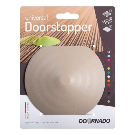 Zarážka do dverí DOORSTOPPER, doraz, plastová za dvere, dverová na podlahu, béžová