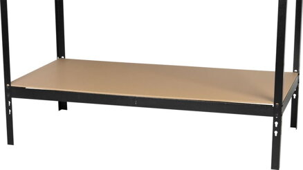 Stôl Racks DWB60, pracovný, do dielne, 1x zásuvka, 120x60x150 cm, max. 230 kg