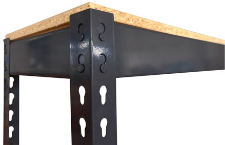 Stôl Racks PWB60, pracovný, do dielne, s policou, 183x183x90 cm, max 350 kg Stôl Racks PWB60, pracovný, do dielne, s policou, 183x183x90 cm, max 350 kg