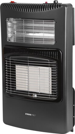 Ohrievač Strend Pro LQ-HE01F, 4,2 kW, plynový + elektrický, izbový, skladací, s regulátorom tlaku a hadicou