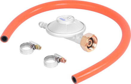 Ohrievač Strend Pro LQ-HE01F, 4,2 kW, plynový + elektrický, izbový, skladací, s regulátorom tlaku a hadicou