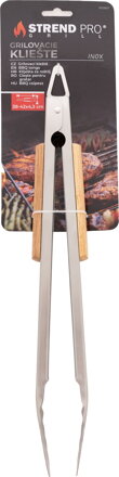 Kliešte Strend Pro Grill, na grilovanie, nerez, s drevenou rúčkou, 4,3x38-42 cm Kliešte Strend Pro Grill, na grilovanie, nerez, s drevenou rúčkou, 4,3x38-42 cm