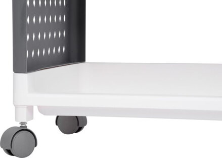 Regál MagicHome Rolly, plastový, 5 políc, 49x29x97 cm, na kolieskach Regál MagicHome Rolly, plastový, 5 políc, 49x29x97 cm, na kolieskach