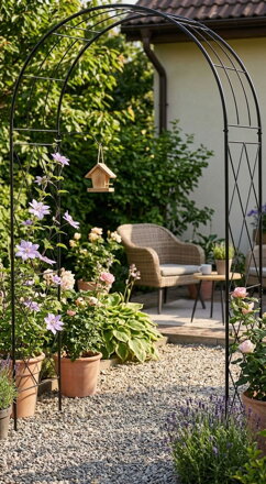 Oblúk Strend Pro, záhradný, na rastliny, 120x44x219 cm