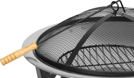 Ohnisko Strend Pro Mara, BBQ, kovové, okrúhle, 57x57x40 cm