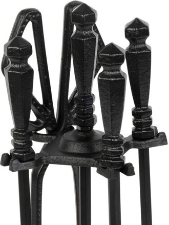 Sada kutac Homefire FT24B, 4 dielna, čierna, 60 cm