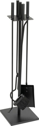 Sada kutac Homefire FT075BA, 4 dielna, čierna, 81 cm