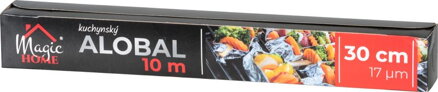 Alobal MagicHome 30 cm, L-10 m, 17 µm, hliníkový, grilovací, EXTRA STRONG