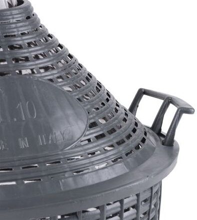 Demizon Cada Inco 10 lit, sklo/plast, 400x340/245 mm