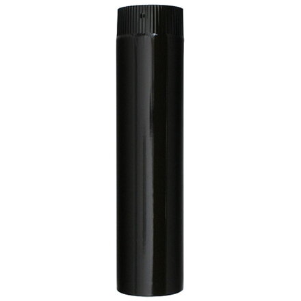 Rura Smalt 0500 mm, hnedá, smaltovaná , 120 mm