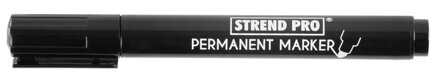 Znackovac STREND PRO Permanent, 12 ks, čierny