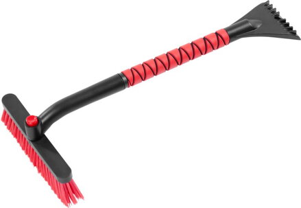 Metlička Strend Pro, na auto, na ľad a sneh, so škrabkou, Alu, 65 cm