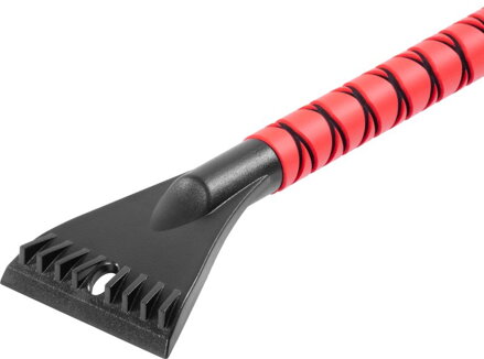 Metlička Strend Pro, na auto, na ľad a sneh, so škrabkou, Alu, 65 cm