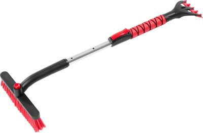 Metlička Strend Pro, na auto, na ľad a sneh, so škrabkou, teleskopická, Alu, 65,5-82,5 cm