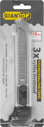 Noz GIANT UC-516, odlamovací, AluBody 18 mm