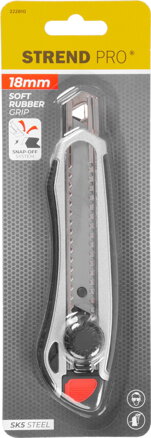 Noz STREND PRO UKX-8100-2, 18 mm, odlamovací, AluBody