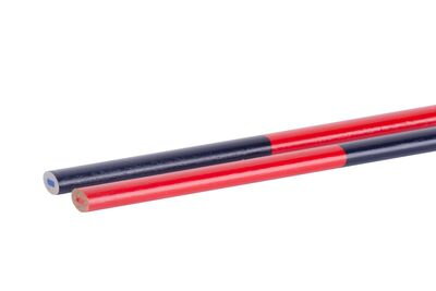 Ceruzka Strend Pro CP0658, tesárska, 175 mm, ovál, červená/modrá, bal. 12 ks