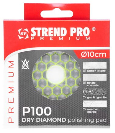 Podložka Strend Pro PREMIUM DP514, 100 mm, G0100, diamantová, brúsna, leštiaca