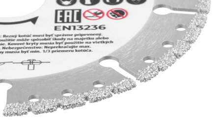 Kotúč Strend Pro Premium, Vacuum brazed, 125 mm, diamantový, rezný, multi Kotúč Strend Pro Premium, Vacuum brazed, 125 mm, diamantový, rezný, multi