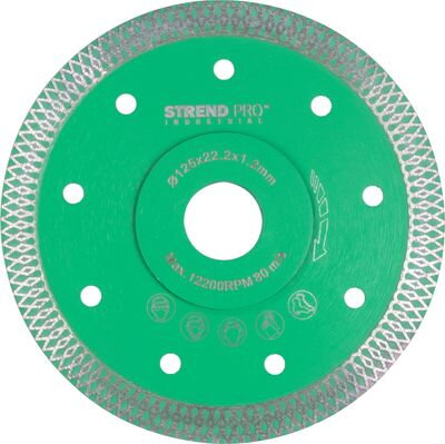 Kotuc Strend Pro Industrial 125x22.2x1.2 mm, diamantový rezný, ultra tenký
