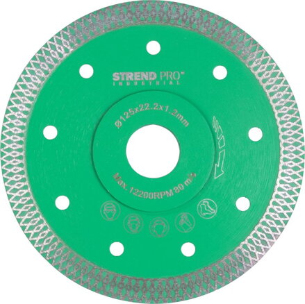 Kotuc Strend Pro Industrial 125x22.2x1.2 mm, diamantový rezný, ultra tenký