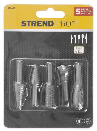 Sada raspla Strend Pro RR0731, 5 dielna, rotačné